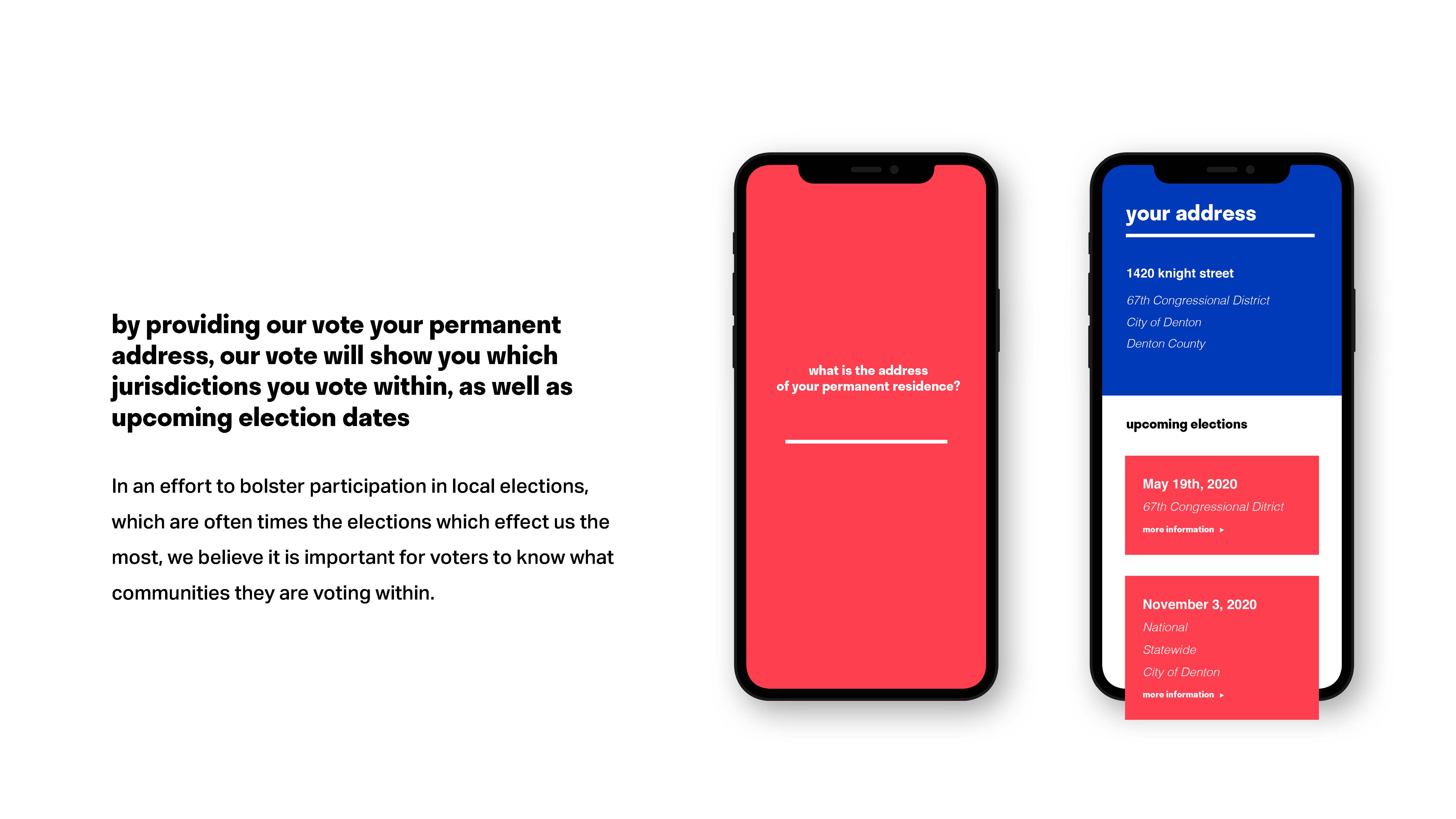 OurVote presentation slide 5