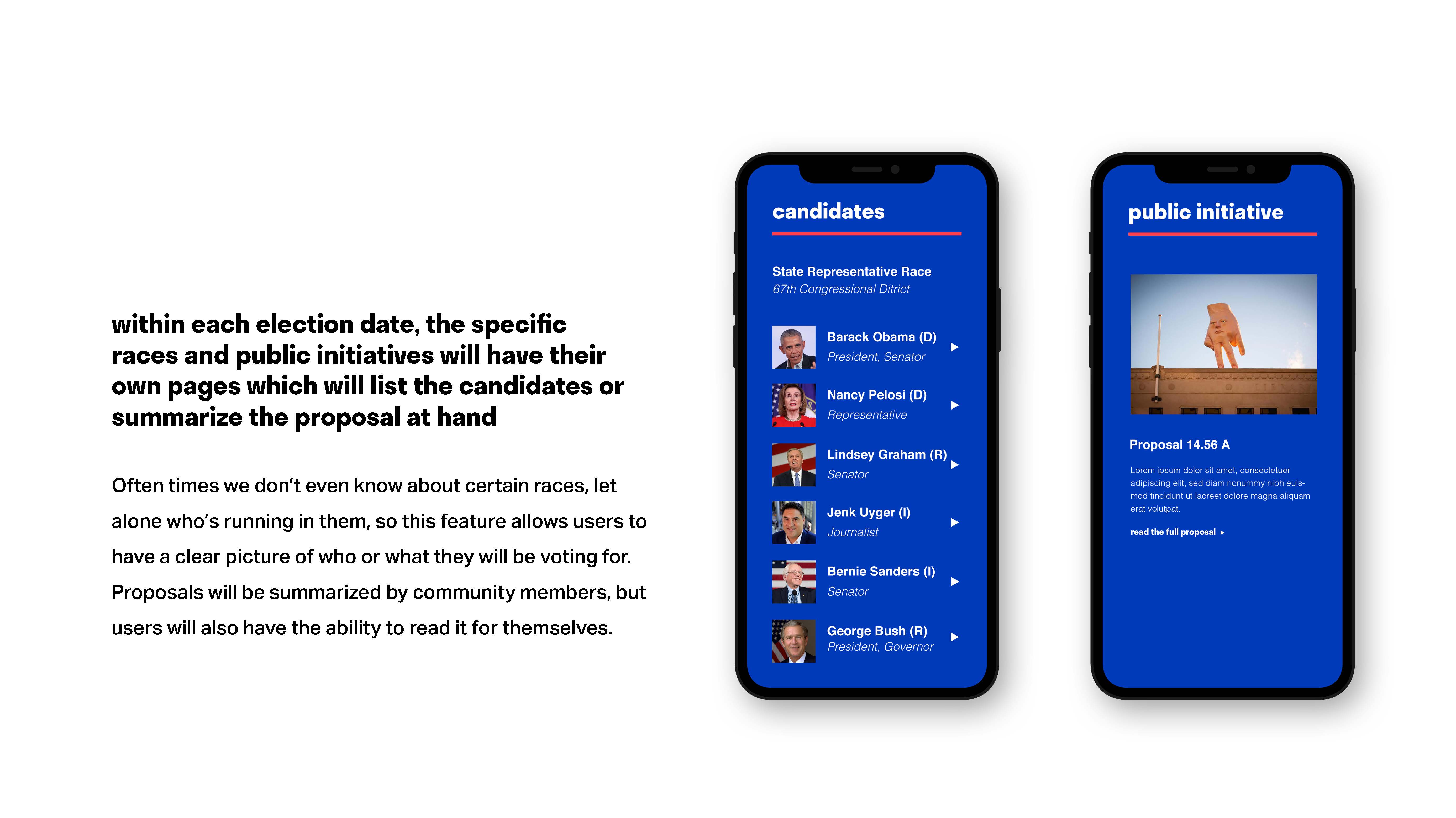 OurVote presentation slide 7